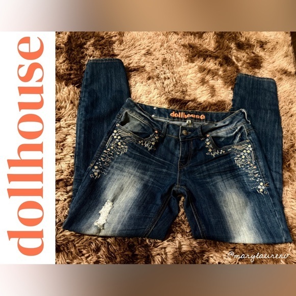 Dollhouse Denim - Y2K Dollhouse Skinny Jeans -Sz 11-